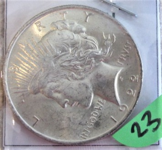 1922 Peace Dollar