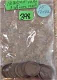 15 Wheat Cents