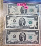 (2) 1976, 2003 $2 Notes