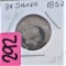 1952 Three Cent Silver