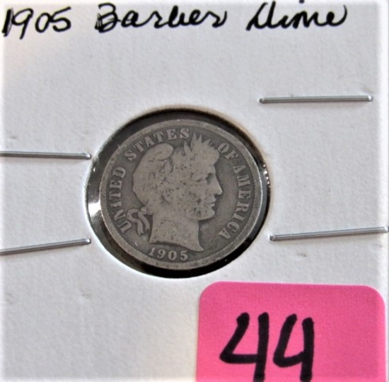 1905 Barber Dime