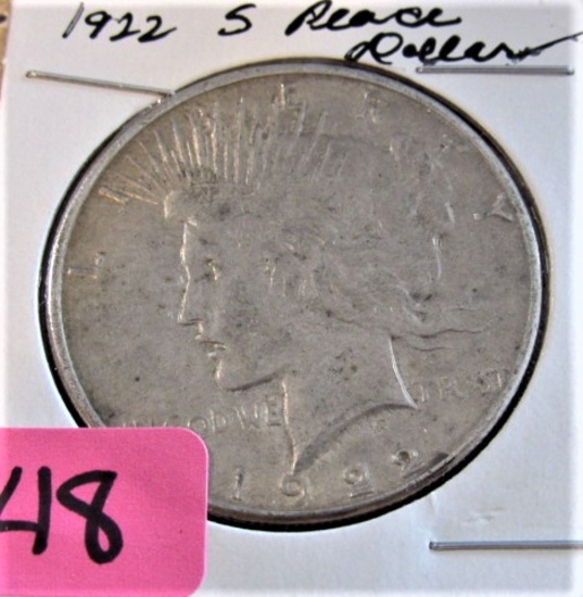 1922-S Peace Dollar