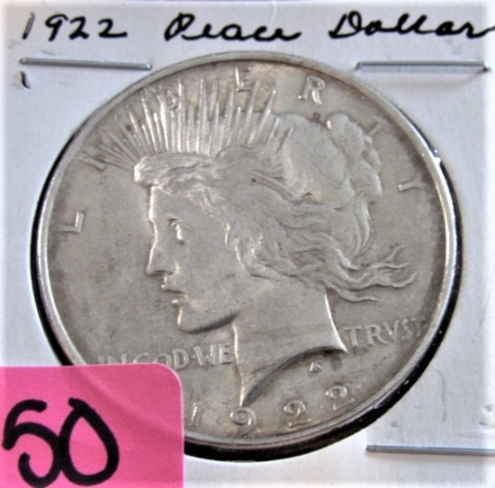 1922 Peace Dollar