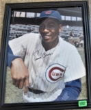 Ernie Banks Signed Photo 8x10 Matted Display