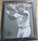 Willie Mays Signed Photo 8x10 Matted Display