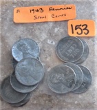 (11) 1943 Steel Cents