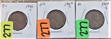 1944-S, 45-S, 46-S Lincoln Cents