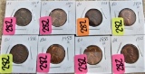 8 Lincoln Cents