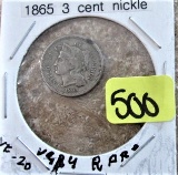 1865 Three Cent Piece