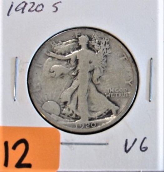 1920-S Walking Liberty Half