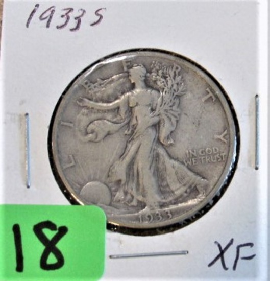 1933-S Walking Liberty Half