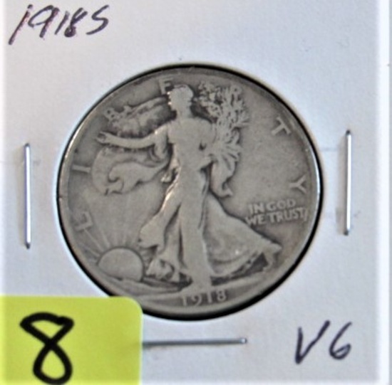 1918-S Walking Liberty Half