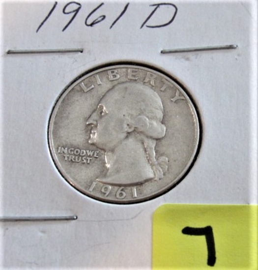 1961-D Washington Quarter