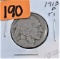 1913-D T1 Buffalo Nickel