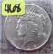 1925 Peace Dollar