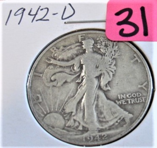 1942-D Walking Liberty Half