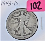 1943-D Walking Liberty Half