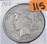 1922 Peace Dollar