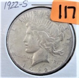 1922-S Peace Dollar