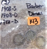 (3) Barber Dimes