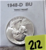 1948-D Washington 25C BU