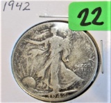 1942 Walking Liberty Half