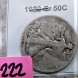 1923-S Walking Liberty Half