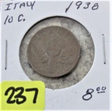 1938 Italy 10 C.