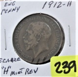 1912-H English Penny 