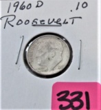 1960-D Roosevelt Dime