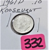 1961-P Roosevelt Dime