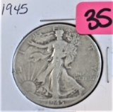 1945 Walking Liberty Half