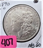 1890-O Morgan Dollar