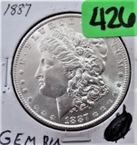 1887 Morgan Dollar