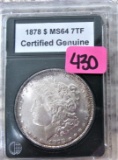 1878 Morgan Dollar 7TF