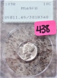 1938 Mercury Dime