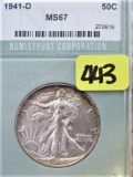 1941-D Walking Liberty Half