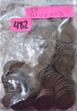 50 Wheat Cents