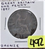 1891 Great Britain Penny