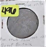 1912 Great Britain Penny