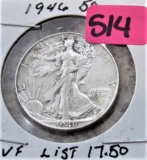 1946 Walking Liberty Half