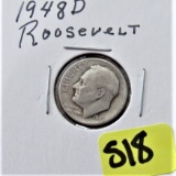 1948-D Roosevelt Dime