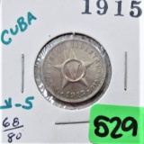 1915 Cuba Coin