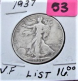 1937 Walking Liberty Half