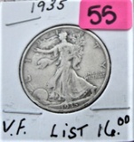 1935 Walking Liberty Half