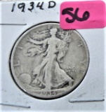 1934-D Walking Liberty Half