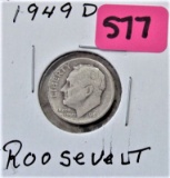 1949-D Roosevelt Dime