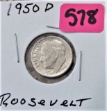 1950-D Roosevelt Dime