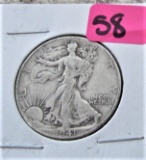 1941 Walking Liberty Half