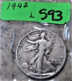 1942 Walking Liberty Half